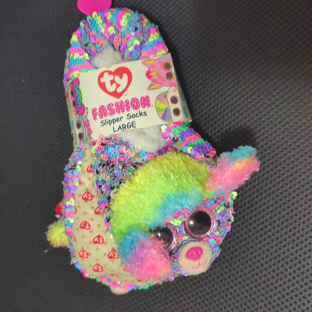 Ty beanie slippers socks.